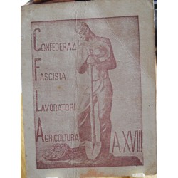 TESSERA DELLA CONFEDERAZIONE NAZIONALE FASCISTA DEGLI AGRICOLTORI, GALLARATE, 1940